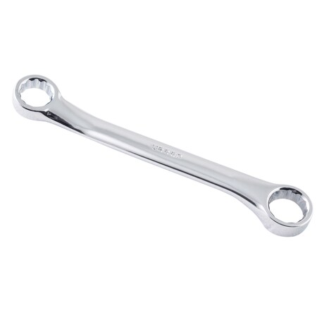 Urrea Full polished 12-pt 15 Degree box-end wrench, 27 Mm X 30 Mm opening size 1077M
